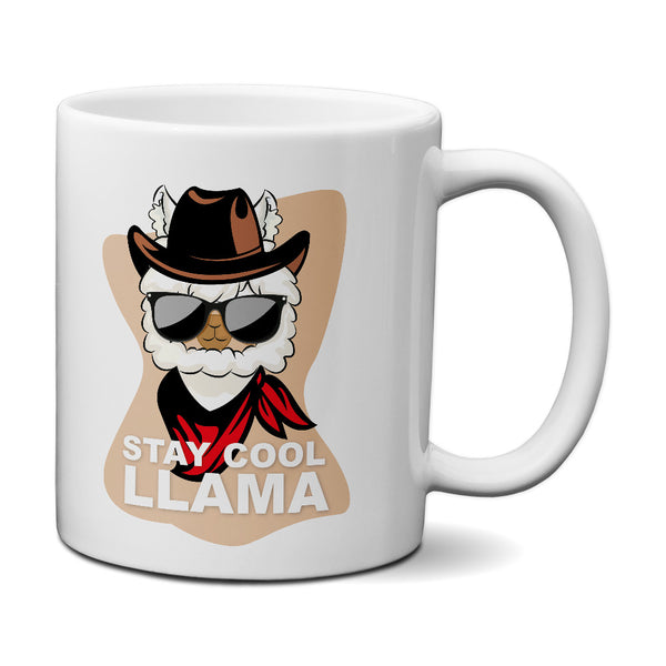 Stay cool Lama - Kaffeetasse mit Spruch - Kaffeebecher