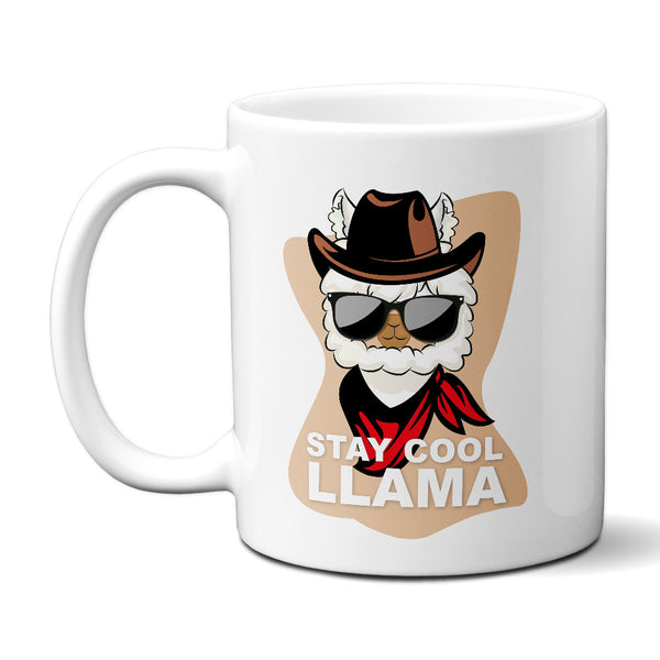 Stay cool Lama - Kaffeetasse mit Spruch - Kaffeebecher