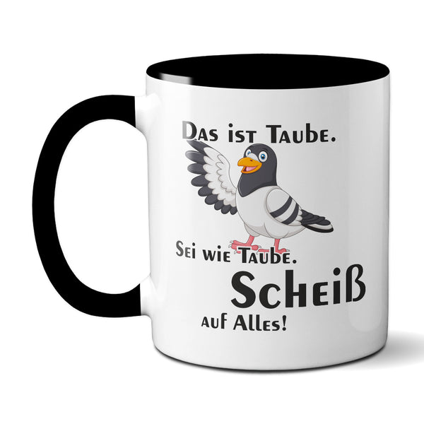 Creativgravur® Kaffeetasse Motiv Taube