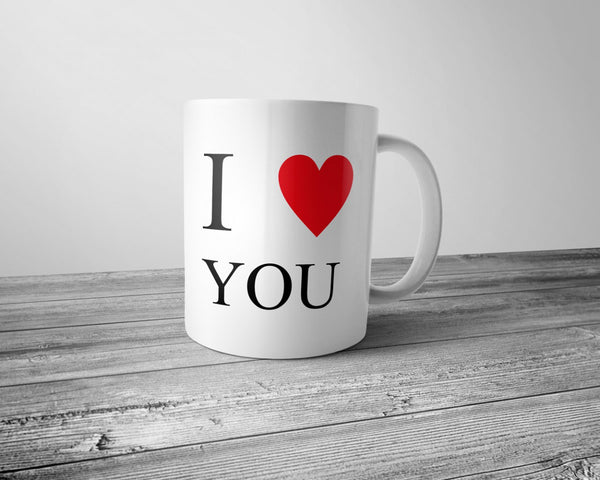 Tasse I LOVE - Ein Liebesbeweis für jeden Tag