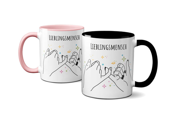 Lieblingsmensch - Kaffeetasse mit Spruch - Kaffeebecher - Partnertasse